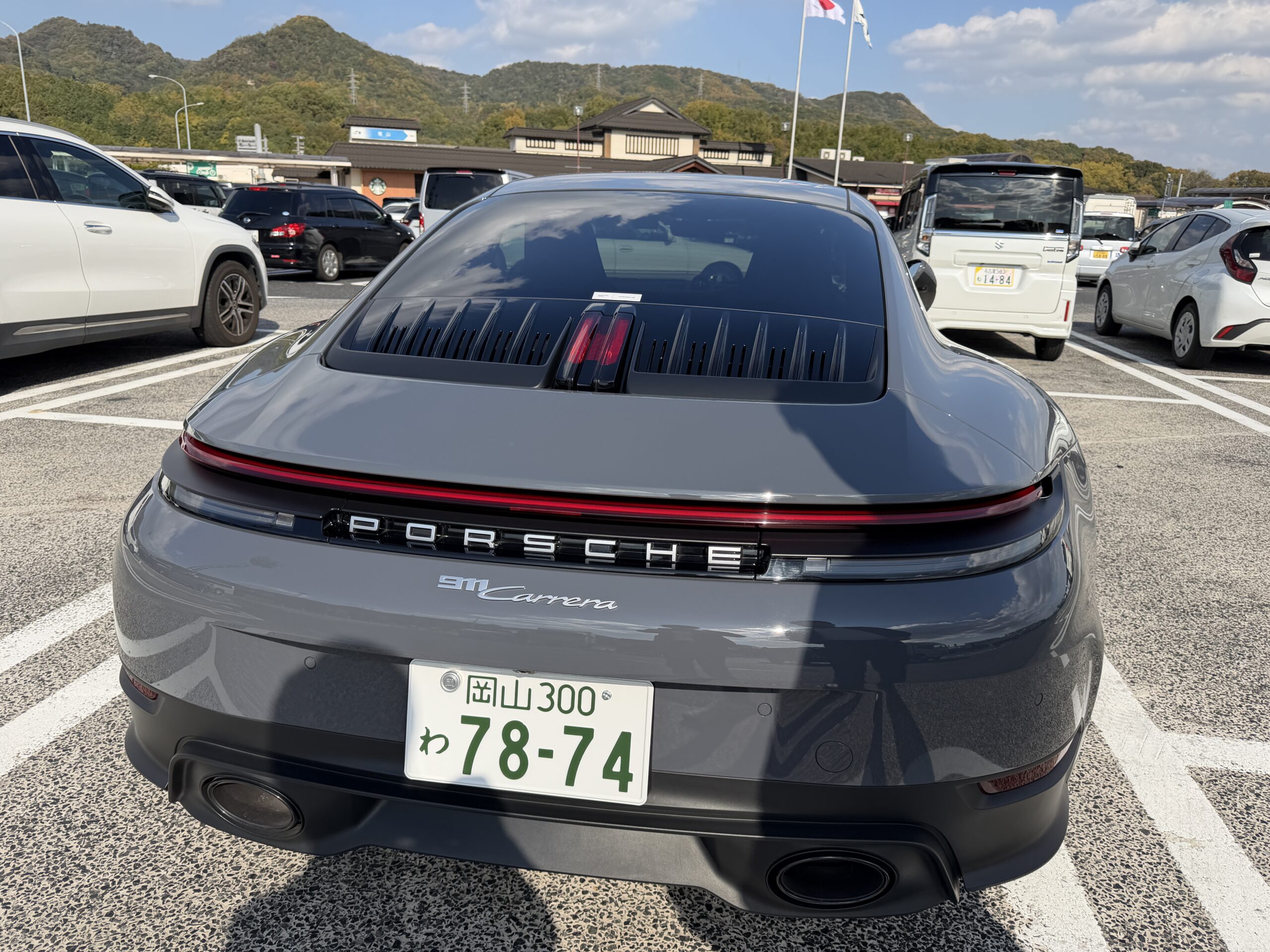 ポルシェ911 リアビュー